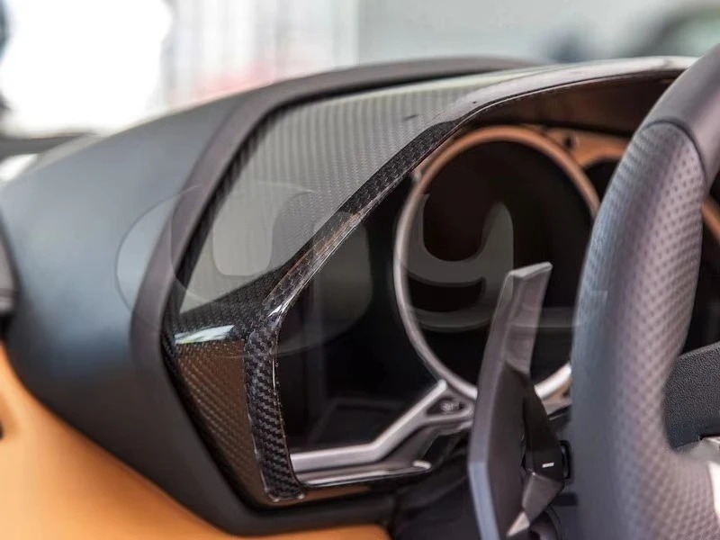 Trade Assurance Dry Carbon Fiber Instrument Cluster Fit For 2011-2017 Aventador All Models Instrument Cluster Surround